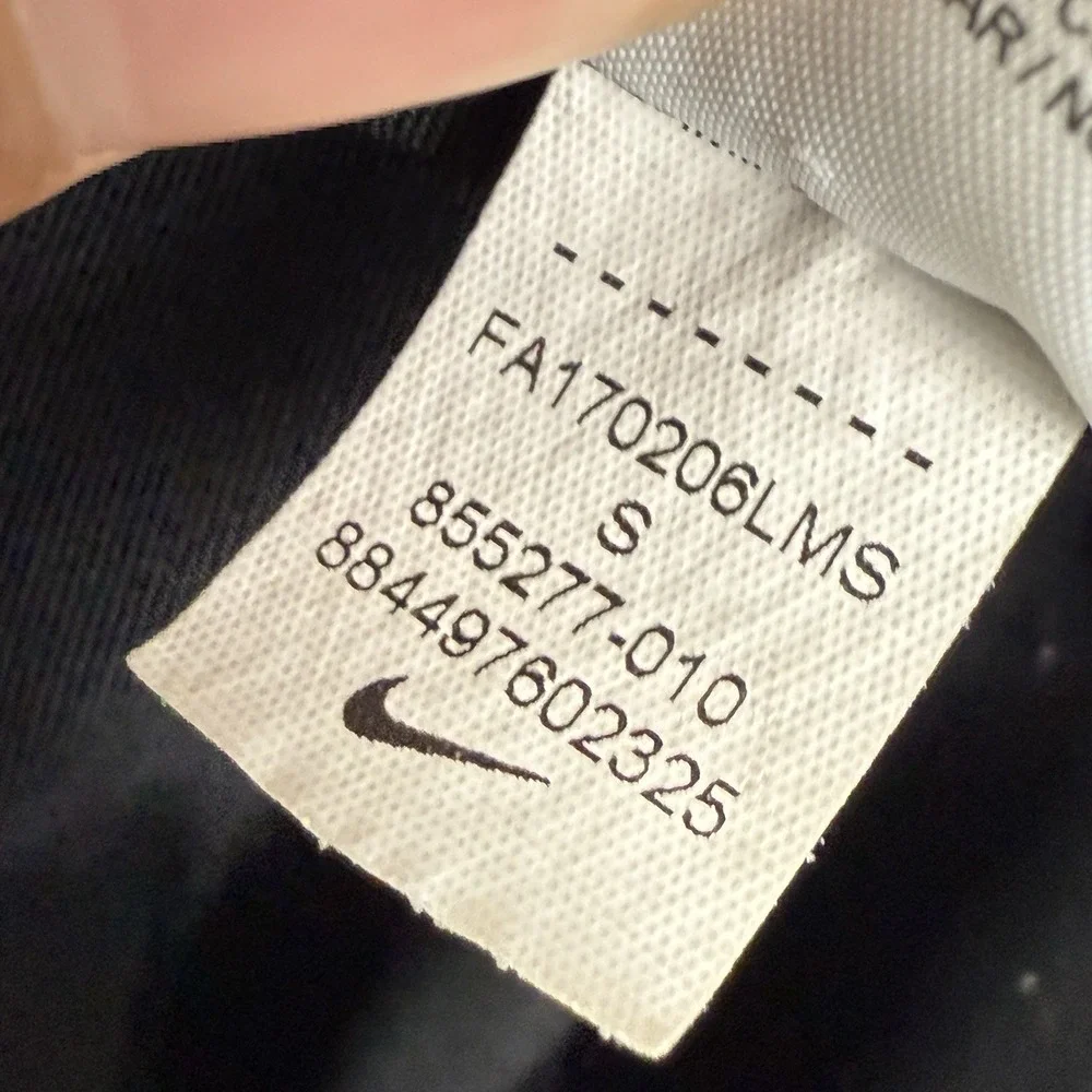 Nike Pro Dri-Fit Athletic Fitness Compression Leggings‎ Black Women's Small EUC